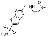 5-[[[2-(Methylsulfinyl)ethyl]amino]methyl]thieno[2,3-b]thiophene-2-sulfonamide