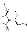 2-Pyrrolidinone,5-ethoxy-1-[1-(hydroxymethyl)-2-methylpropyl]-,[R-(R*,S*)]-(9CI)