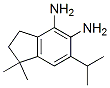 1H-Indene-4,5-diamine,  2,3-dihydro-1,1-dimethyl-6-(1-methylethyl)-