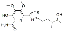 3-Hydroxy-6-[2-(4-hydroxy-3-methylpentyl)-4-thiazolyl]-4,5-dimethoxy-2-pyridinecarboxamide