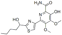(+)-3-Hydroxy-6-[2-(1-hydroxypentyl)-4-thiazolyl]-4,5-dimethoxy-2-pyridinecarboxamide