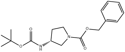 (R)-3-叔丁氧羰基氨基吡咯烷-1-甲酸苄酯