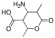 2H-Pyran-3-carboxylicacid,4-aminotetrahydro-2,5-dimethyl-6-oxo-,