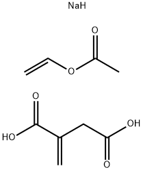 Methylenebutanedioic acid polymer with ethenyl acetate, hydrolyzed, sodium salts