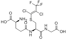 S-(1,2-dichloro-3,3,3-trifluoro-1-propenyl)glutathione