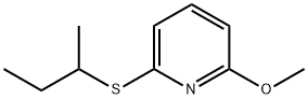 Pyridine, 2-methoxy-6-[(1-methylpropyl)thio]- (9CI)