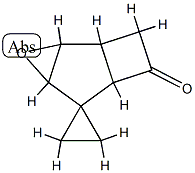 Spiro[cyclopropane-1,5-[3]oxatricyclo[4.2.0.02,4]octan]-7-one,  (1-alpha-,2-alpha-,4-alpha-,6-alpha-)-  (9CI)