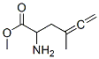 4,5-Hexadienoic  acid,  2-amino-4-methyl-,  methyl  ester