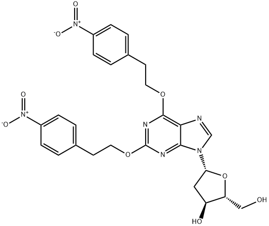 2,6-BIS-O-[2-(4-NITROPHENYL)ETHYL]-2'-DEOXYXANTHOSINE