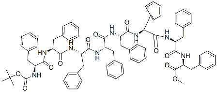 tert-butyloxycarbonylphenylalanyl-phenylalanyl-phenylalanyl-phenylalanyl-phenylalanyl-phenylalanyl-phenylalanyl-phenylalanine methyl ester