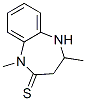 2H-1,5-Benzodiazepine-2-thione,  1,3,4,5-tetrahydro-1,4-dimethyl-