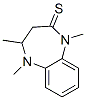 2H-1,5-Benzodiazepine-2-thione,  1,3,4,5-tetrahydro-1,4,5-trimethyl-