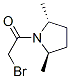 Pyrrolidine, 1-(bromoacetyl)-2,5-dimethyl-, (2R-trans)- (9CI)