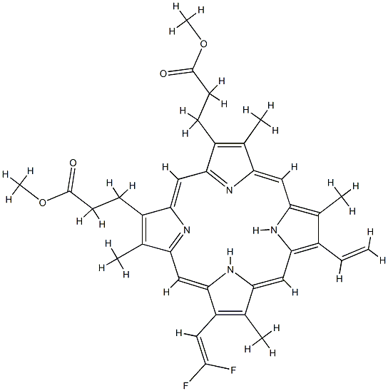 8(2),8(2)-Difluoroprotoporphyrin dimethyl ester