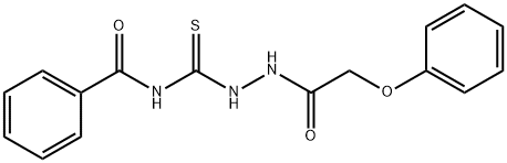 N-{[2-(phenoxyacetyl)hydrazino]carbonothioyl}benzamide