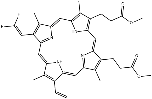3(2),3(2)-difluoroprotoporphyrin dimethyl ester