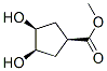 Cyclopentanecarboxylic acid, 3,4-dihydroxy-, methyl ester, (1alpha,3beta,4beta)- (9CI)