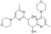 1,3-Bis(4-morpholinyl-6-methylpyrimidin-2-yl)-1,3-propanedithiol