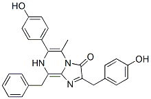 Imidazo[1,2-a]pyrazin-3(7H)-one,  6-(4-hydroxyphenyl)-2-[(4-hydroxyphenyl)methyl]-5-methyl-8-(phenylmethyl)-