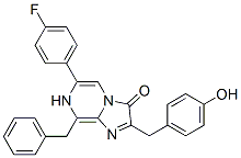 Imidazo[1,2-a]pyrazin-3(7H)-one,  6-(4-fluorophenyl)-2-[(4-hydroxyphenyl)methyl]-8-(phenylmethyl)-