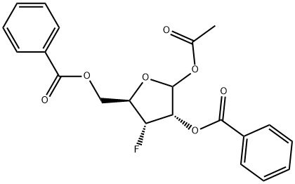 3-脱氧-3-氟-D-呋喃核糖 1-乙酸酯 2,5-二苯甲酸酯