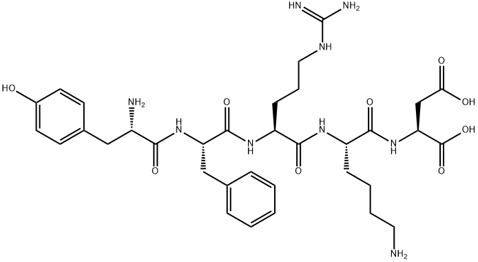 tyrosyl-phenylalanyl-arginyl-lysyl-aspartic acid
