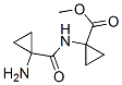 Cyclopropanecarboxylic acid, 1-[[(1-aminocyclopropyl)carbonyl]amino]-, methyl