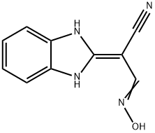Propanenitrile, 2-(1,3-dihydro-2H-benzimidazol-2-ylidene)-3-(hydroxyimino)- (9CI)