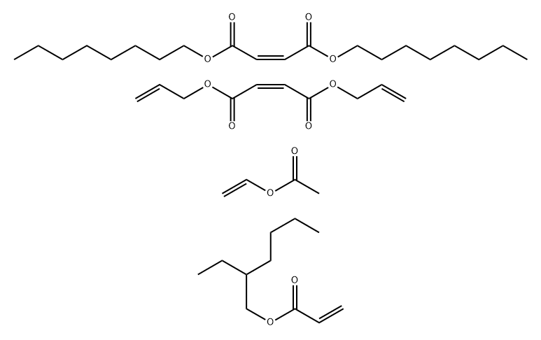 2-Butenedioic acid (Z)-, dioctyl ester, polymer with (Z)-di-2-propenyl 2-butenedioate, ethenyl acetate and 2-ethylhexyl 2-propenoate