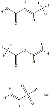 2-Butenoic acid, polymer with ethenyl acetate and sodium ethenesulfonate