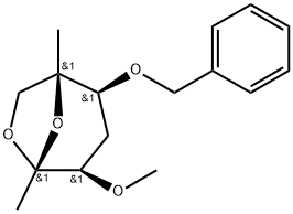 .beta.-ribo-2-Heptulopyranose, 2,7-anhydro-1,4-dideoxy-6-C-methyl-3-O-methyl-5-O-(phenylmethyl)-
