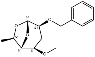 .alpha.-talo-Heptopyranose, 1,6-anhydro-3,7-dideoxy-4-O-methyl-2-O-(phenylmethyl)-