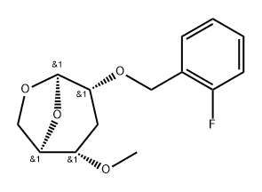 .beta.-ribo-Hexopyranose, 1,6-anhydro-3-deoxy-2-O-(2-fluorophenyl)methyl-4-O-methyl-