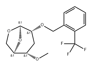 .beta.-ribo-Hexopyranose, 1,6-anhydro-3-deoxy-4-O-methyl-2-O-2-(trifluoromethyl)phenylmethyl-