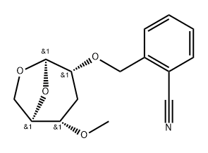 .beta.-ribo-Hexopyranose, 1,6-anhydro-2-O-(2-cyanophenyl)methyl-3-deoxy-4-O-methyl-