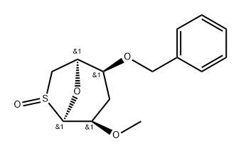 .beta.-L-lyxo-Hexopyranose, 1,3,6-trideoxy-1,6-episulfinyl-2-O-methyl-4-O-(phenylmethyl)-