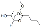 6,8-Dioxabicyclo3.2.1octan-2-ol, 5-butyl-4-methoxy-, 1R-(exo,exo)-