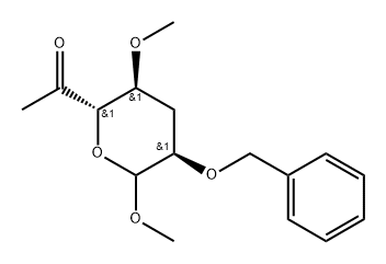 ribo-Heptopyranosid-6-ulose, methyl 3,7-dideoxy-4-O-methyl-2-O-(phenylmethyl)-