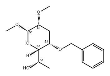 .beta.-L-talo-Heptopyranoside, methyl 3,7-dideoxy-2-O-methyl-4-O-(phenylmethyl)-