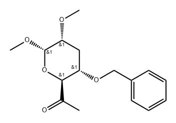 .alpha.-D-ribo-Heptopyranosid-6-ulose, methyl 3,7-dideoxy-2-O-methyl-4-O-(phenylmethyl)-
