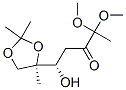 3-Pentanone, 1-hydroxy-4,4-dimethoxy-1-(2,2,4-trimethyl-1,3-dioxolan-4-yl)-, (R*,S*)-