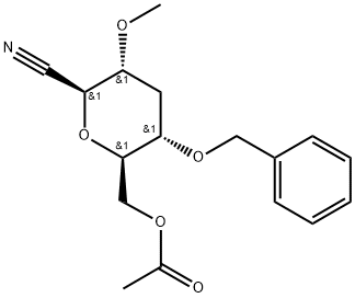 D-allo-Heptononitrile, 2,6-anhydro-4-deoxy-3-O-methyl-5-O-(phenylmethyl)-, 7-acetate