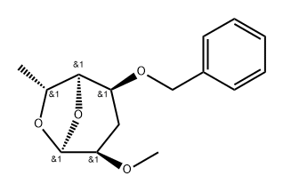 .alpha.-D-gulo-Heptopyranose, 1,6-anhydro-3,7-dideoxy-2-O-methyl-4-O-(phenylmethyl)-
