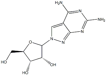 4,6-Diamino-2-(-D-ribofuranosyl)-2H-pyrazolo[3,4-d]pyrimidine
