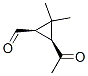 Cyclopropanecarboxaldehyde, 3-acetyl-2,2-dimethyl-, (1R-cis)- (9CI)