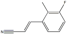 2-Propenenitrile,3-(3-fluoro-2-methylphenyl)-(9CI)