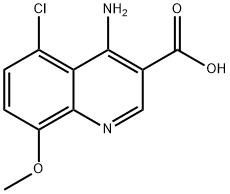 4-Amino-5-chloro-8-methoxyquinoline-3-carboxylic acid