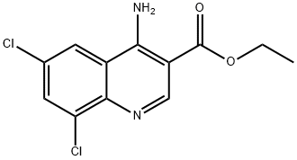 4-Amino-6,8-dichloroquinoline-3-carboxylic acid ethyl ester
