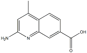 7-Quinolinecarboxylicacid,2-amino-4-methyl-(9CI)