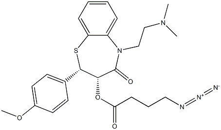 3-(4-azidobutyryloxy)diltiazem